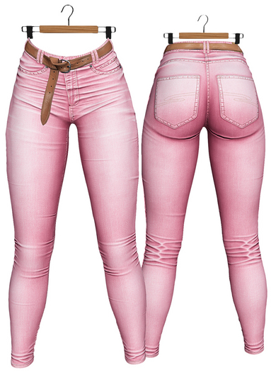 RIOT / April Jeans - Pastel Pink