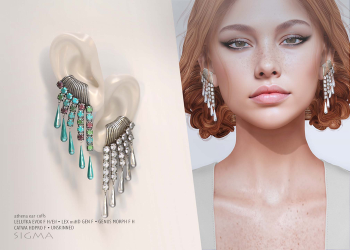 SIGMA Athena ear cuffs 