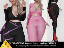 SUISUI//Nova Set2-Leggings-Sweater-Heels-FATPACK