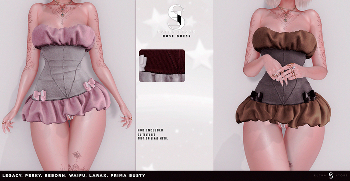 EUTHA - Rose Dress FATPACK