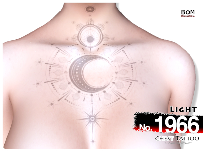 (Chest Tattoo) No.1966 Light