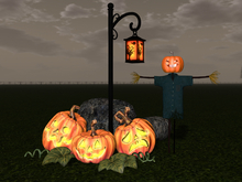 {mimi.yes} Pumpkin Lantern & Scarecrow Halloween Decor