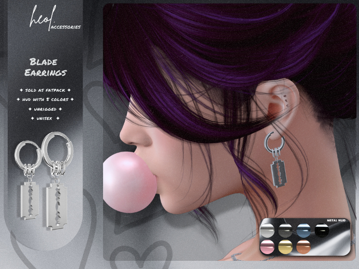 .HEOL Blade Earrings