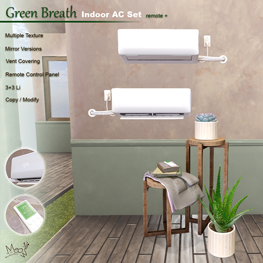 MMM-Green Breath-Indoor AC Set(add)