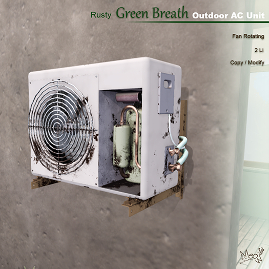 MMM-Green Breath-Outdoor AC Unit-Rusty(add)