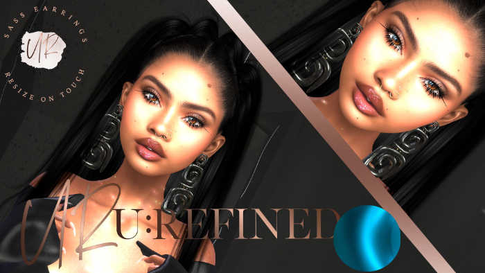 {U:Refined} Sass Earrings [Blue]