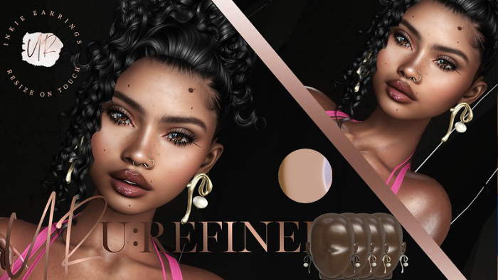 {U:Refined} Inkie Earrings [Copper]