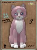 KittyCatS Box -  Chateau Cat - Pink & White No. 1 Male