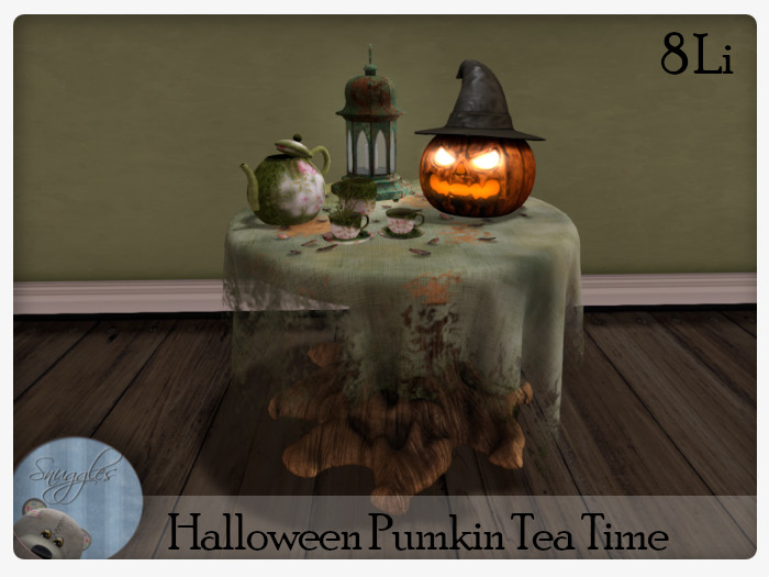 Halloween Pumpkin Tea Time By Snuggles 