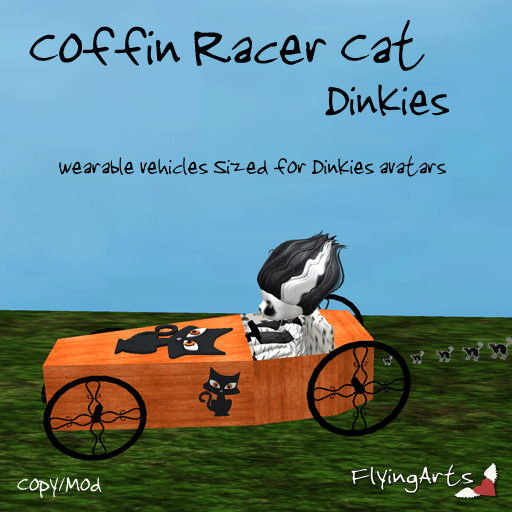 !FA! Coffin Racer Cat Dinkies