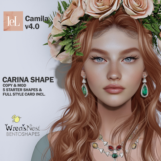 LELUTKA CAMILA SHAPE { wren's nest } - Carina