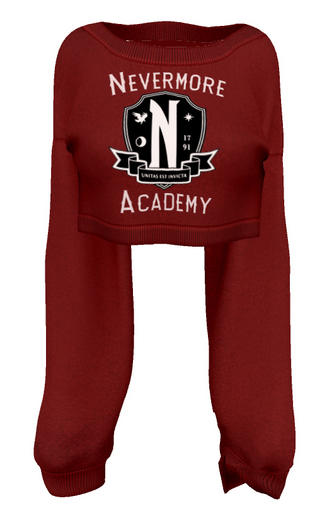 The Annex - Nevermore Sweatshirt - Red