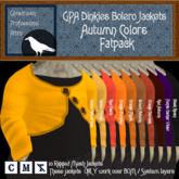 GPA Dinkies Bolero Jacket - Fatpack Autumn Colors