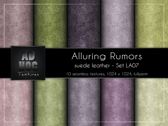 AD HOC - ALLURING RUMORS - Set LA07 - Suede Leather