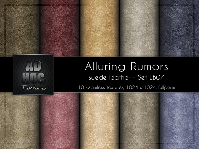 AD HOC - ALLURING RUMORS - Set LB07 - Suede Leather