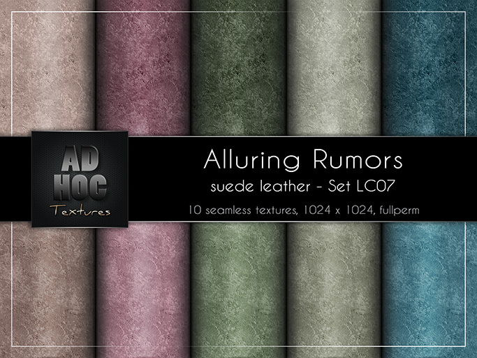 AD HOC - ALLURING RUMORS - Set LC07 - Suede Leather