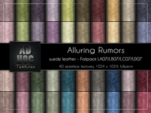 AD HOC - ALLURING RUMORS - Fatpack LA07-LB07-LC07-LD07 - Suede Leather