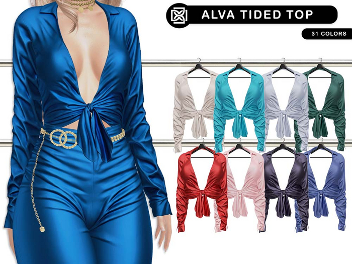 Addams // Alva Tied Top // FATPACK