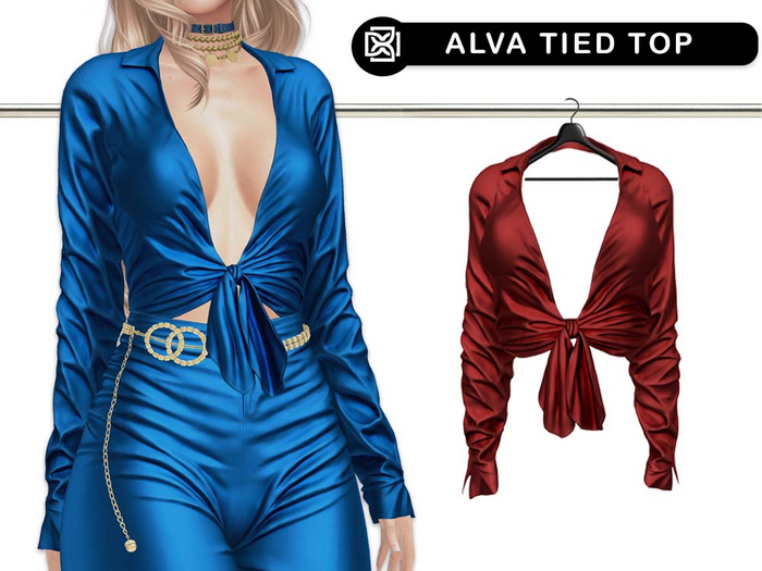 Addams // Alva Tied Top // N*10
