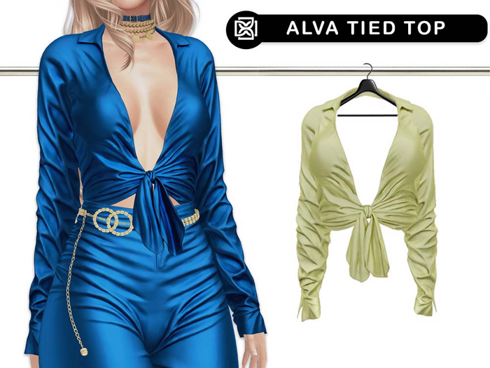 Addams // Alva Tied Top // N*16