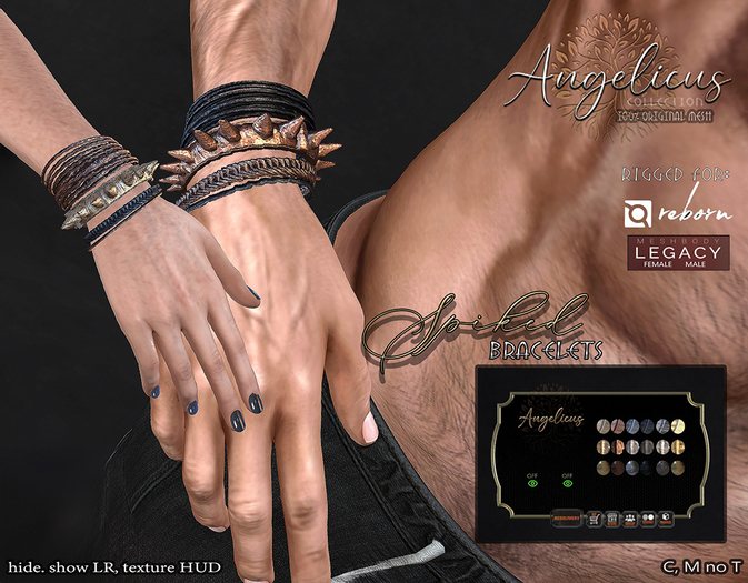 .AngelicUs. Spiked bracelets
