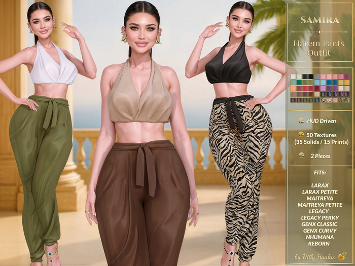 [hh] Samira Harem Pants Set