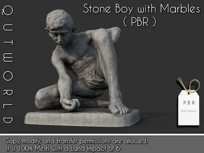 .::QUTWORLDT Stone Boy with Marbles_PBR::.FP