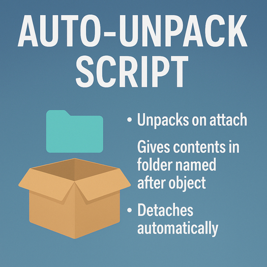Second Life Marketplace - Auto unpack script