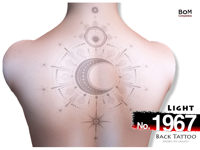 (Back Tattoo) No.1967 Light