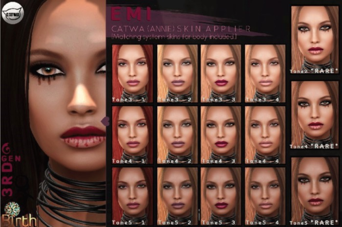 *Birth* Eden Catwa Applier - Tone 04 - RARE 2