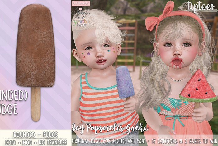 . tiptoes - Icy Popscicle [ Rounded ] - Fudge