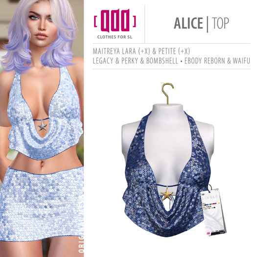 [ADD] Alice Top - Blue