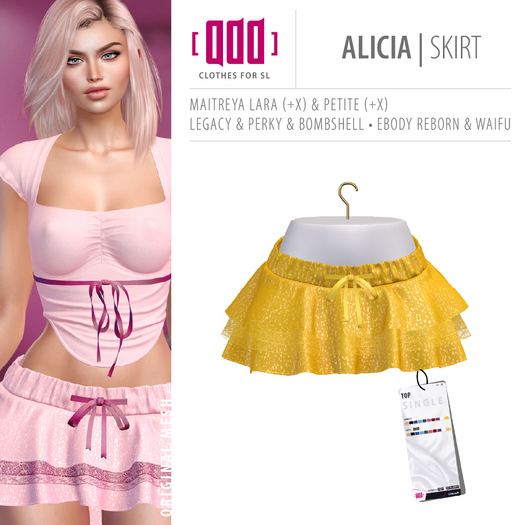[ADD] Alicia Skirt - Yellow