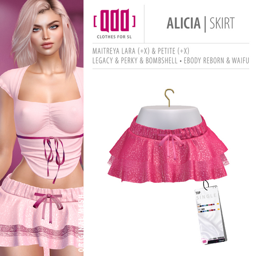 [ADD] Alicia Skirt - Pink