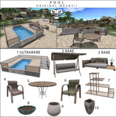 {SWP} - 01 & 02 Pool & Sofa - RARE & ULTRARARE