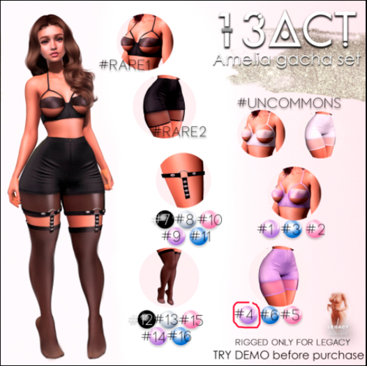 !13ACT - Amelia gacha set  #16