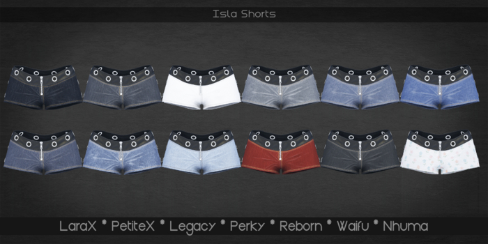 [HU] Isla Shorts_ALL BODIES !! WEAR TO UNPACK!!