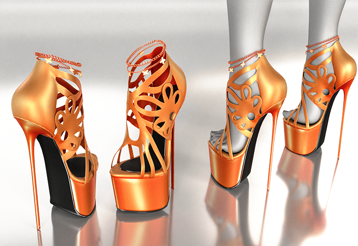 Stella Heels Orange
