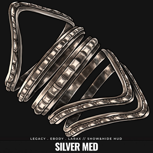[BL] Bea armlets // silver med