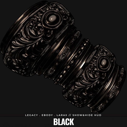 [BL] Bea bracelets 1.0 // black