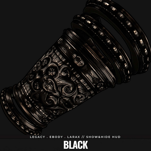 [BL] Bea bracelets 2.0 // black