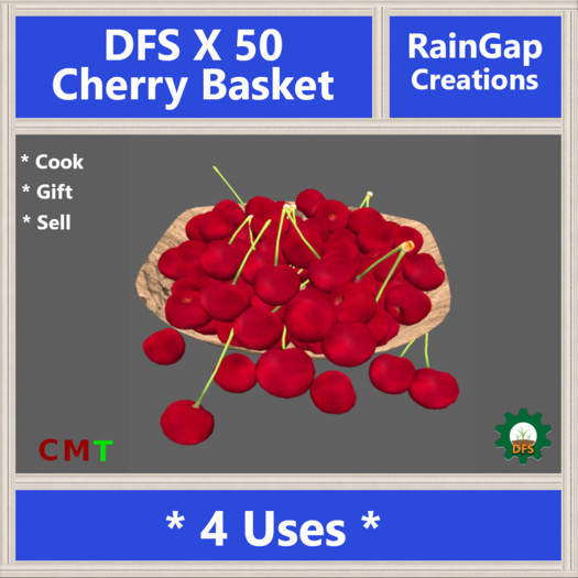 DFS CHERRY BASKET X 50 ACTUAL ITEM