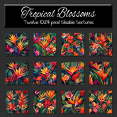 *Wallflowers* Tropical Blossoms