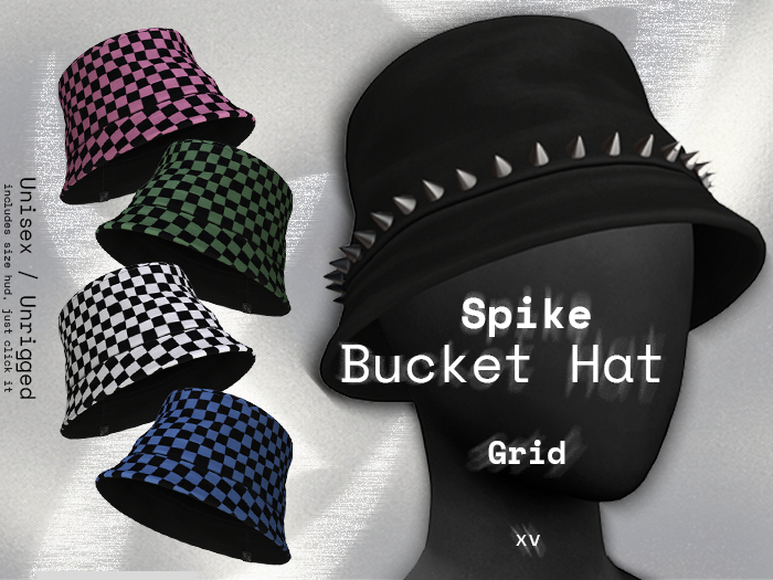 XV - Bucket Hat - Spike / Grid