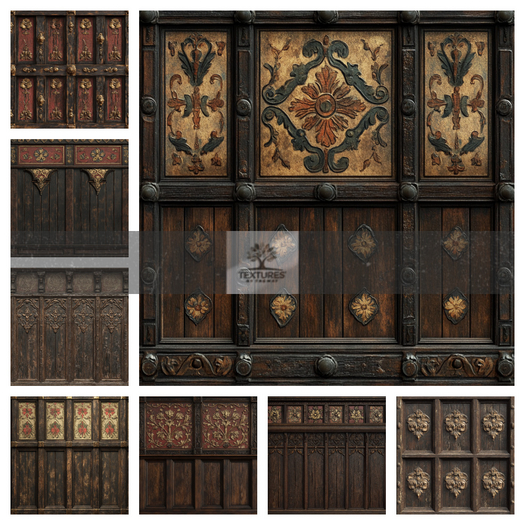 TB - TUDOR WOOD WALLS PK2