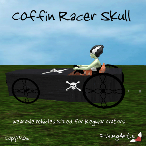 !FA! Coffin Racer Skull