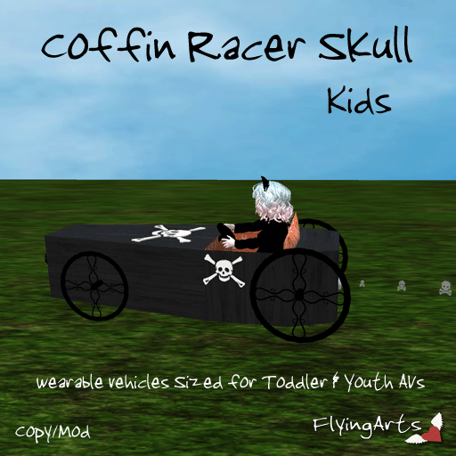 !FA! Coffin Racer Skull Kids