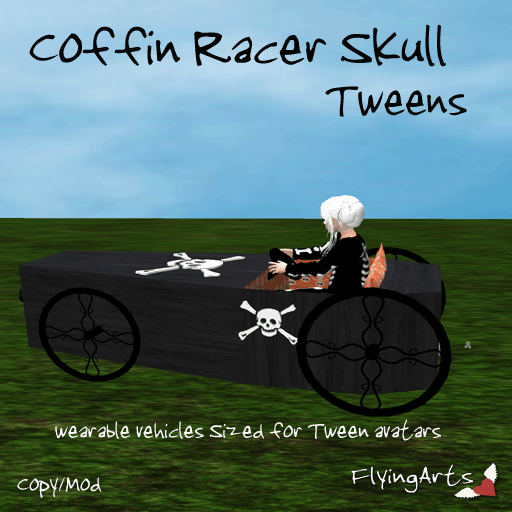 !FA! Coffin Racer Skull Tween