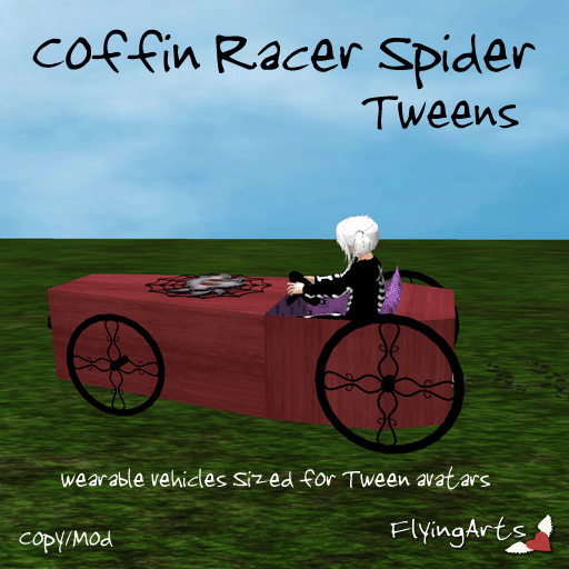 !FA! Coffin Racer Spider Tweens