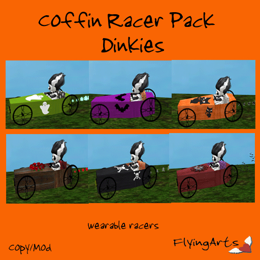 !FA! Coffin Racers Pack Dinkies